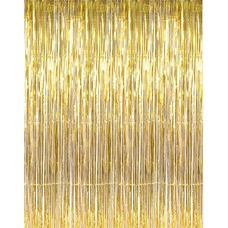 Foil Curtain 2 Ply - Gold 91.4cm x 2.43 m