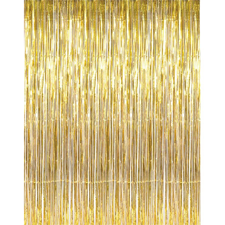 Foil Curtain 2 Ply - Gold 91.4cm x 2.43 m