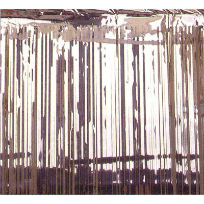 Foil curtain - silver