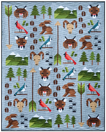 Forest Friends 2 Quilt Pattern