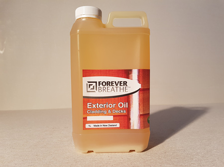 Foreverbreathe™ Clear Oil 1L for coating cut ends of pre-coated timber during installation
