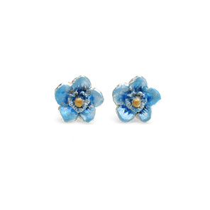 Forget Me Not Flower Studs - Lilygriffin