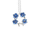 forget me not posey posy blue flowers necklace pendant lily griffin nz