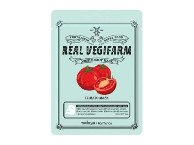 FORTHESKIN SUPER FOOD R/VEGIFARM DOUBLE SHOT MASK-Tomato