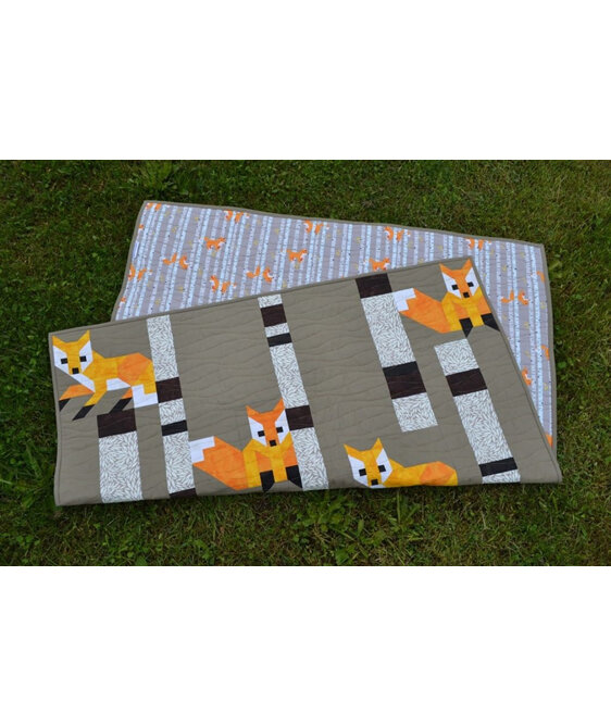 Fox Among the Birches Quilt Pattern from Sew Fresh Quilts