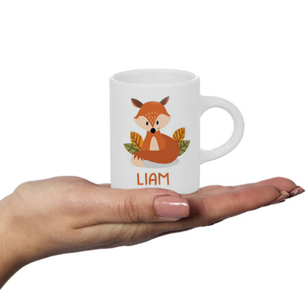 Fox Personalised Fluffy Mug