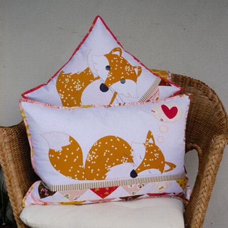 Foxies Cushion Pattern