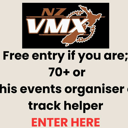 Freebie Entry over 70 or track helper