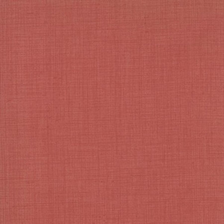 French General Favourites Basics Linen Texture Faded Red 13529-19