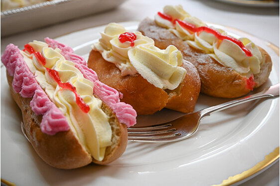 Fresh Cream Donuts from Naenae Hot Bread Shop