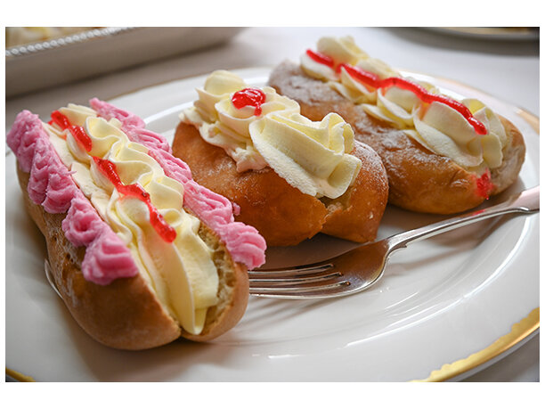 Fresh Cream Donuts from Naenae Hot Bread Shop