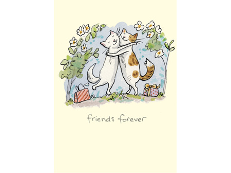 Friends Forever Card by Two Bad Mice
