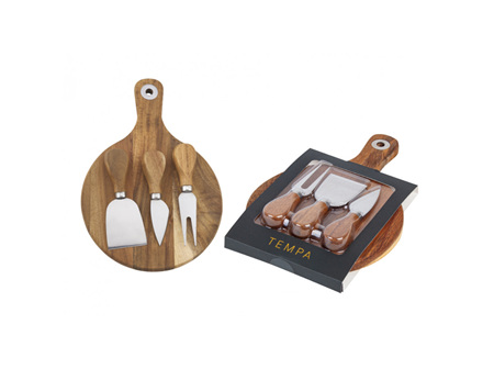 FROMAGERIE 4PCE ROUND CHEESE SET
