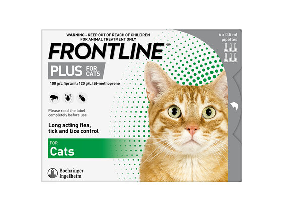 FRONTLINE PLUS for Cats - six pack