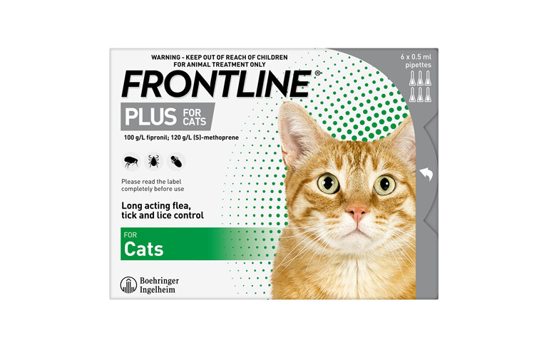 FRONTLINE PLUS for Cats - six pack