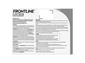 FRONTLINE PLUS for Dogs - 10.1-20kg - triple pack