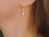 fuchsia flower kotukutuku nz sterling silver purple earrings lilygriffin jewelry