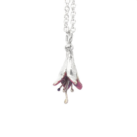 Fuchsia Flower Necklace
