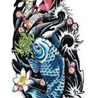 Full Sleeve Tattoo Sticker 48cm x 17cm (20)