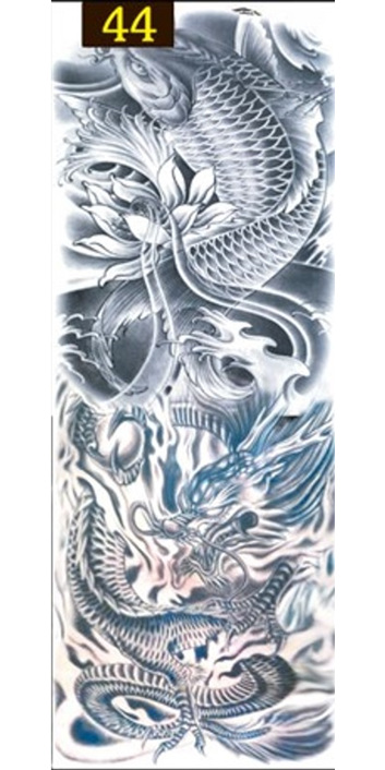 Full Sleeve Tattoo Sticker 48cm x 17cm (44) - TATTOO WAREHOUSE LTD