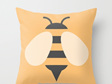 Funky cushion cover for kids room - Bumble Bee