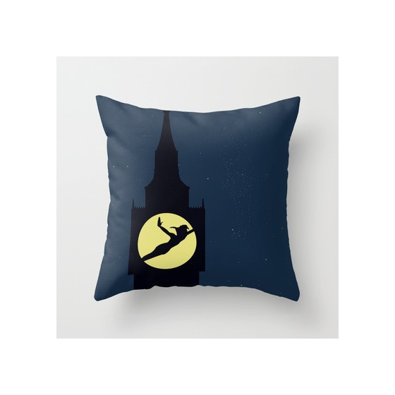 Funky cushion cover for kids room - Peter Pan