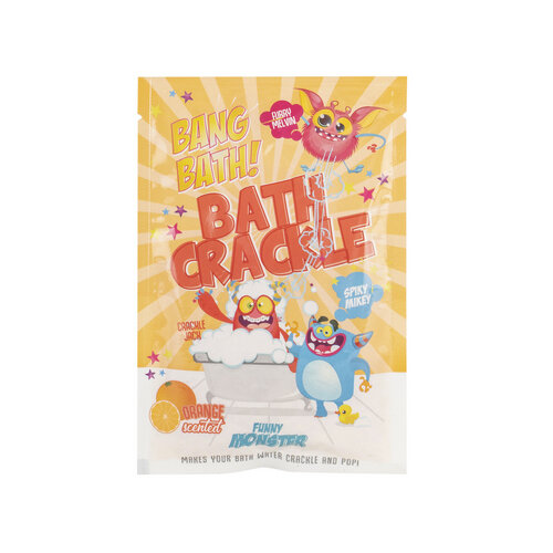FUNNY MONSTER Bath Crackle Sachet 30g Fruity Assorted