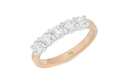 Furl Five Stone Diamond Ring