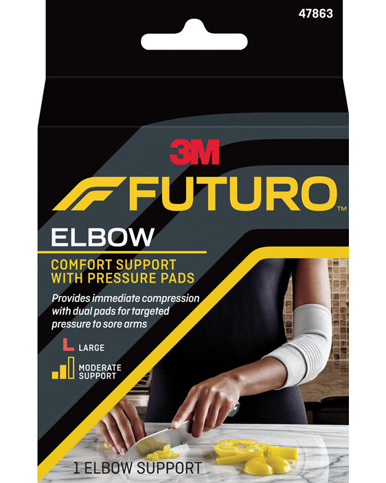 Futuro Comfort Elbow Support With Pressure Pads - Large
