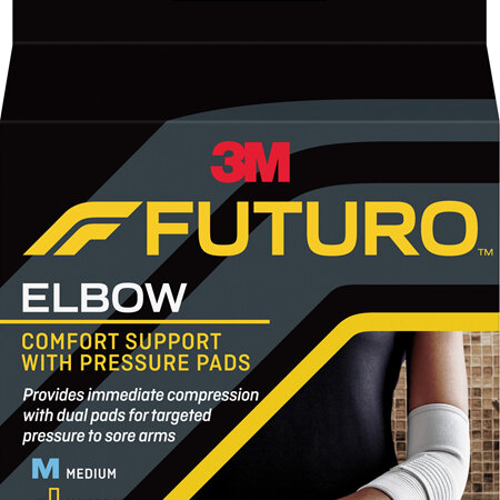 Futuro Comfort Elbow Support With Pressure Pads, Medium