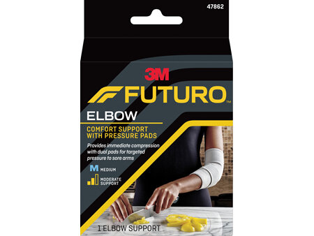 Futuro Comfort Elbow Support With Pressure Pads - Medium
