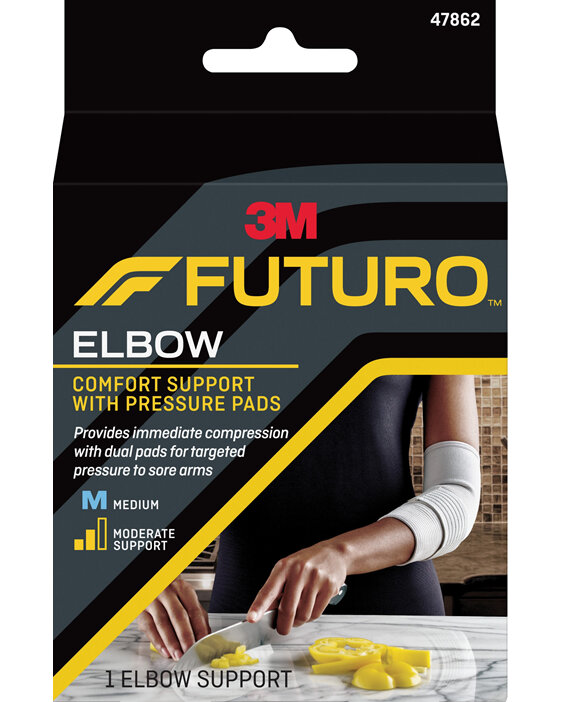 Futuro Comfort Elbow Support With Pressure Pads, Medium