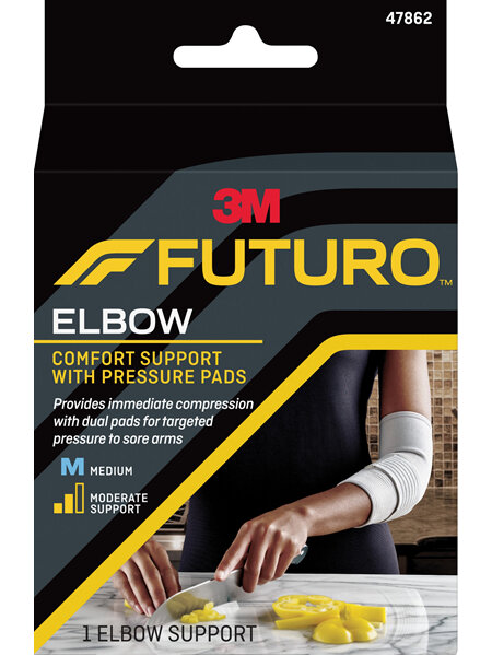 Futuro Comfort Elbow Support With Pressure Pads, Medium