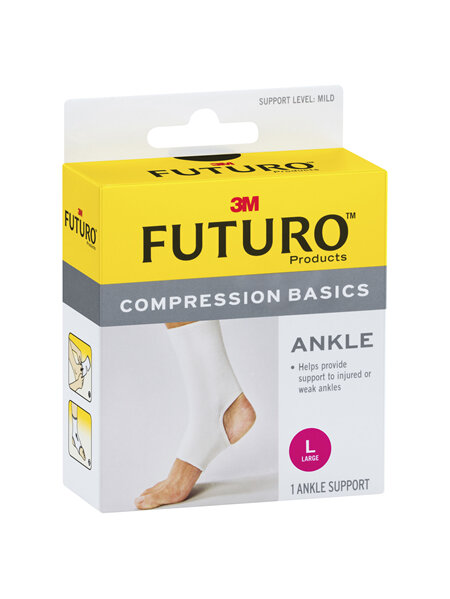 Futuro Compression Basics Elastic Ankle Brace Large