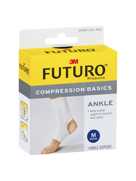 Futuro Compression Basics Elastic Ankle Brace - Medium