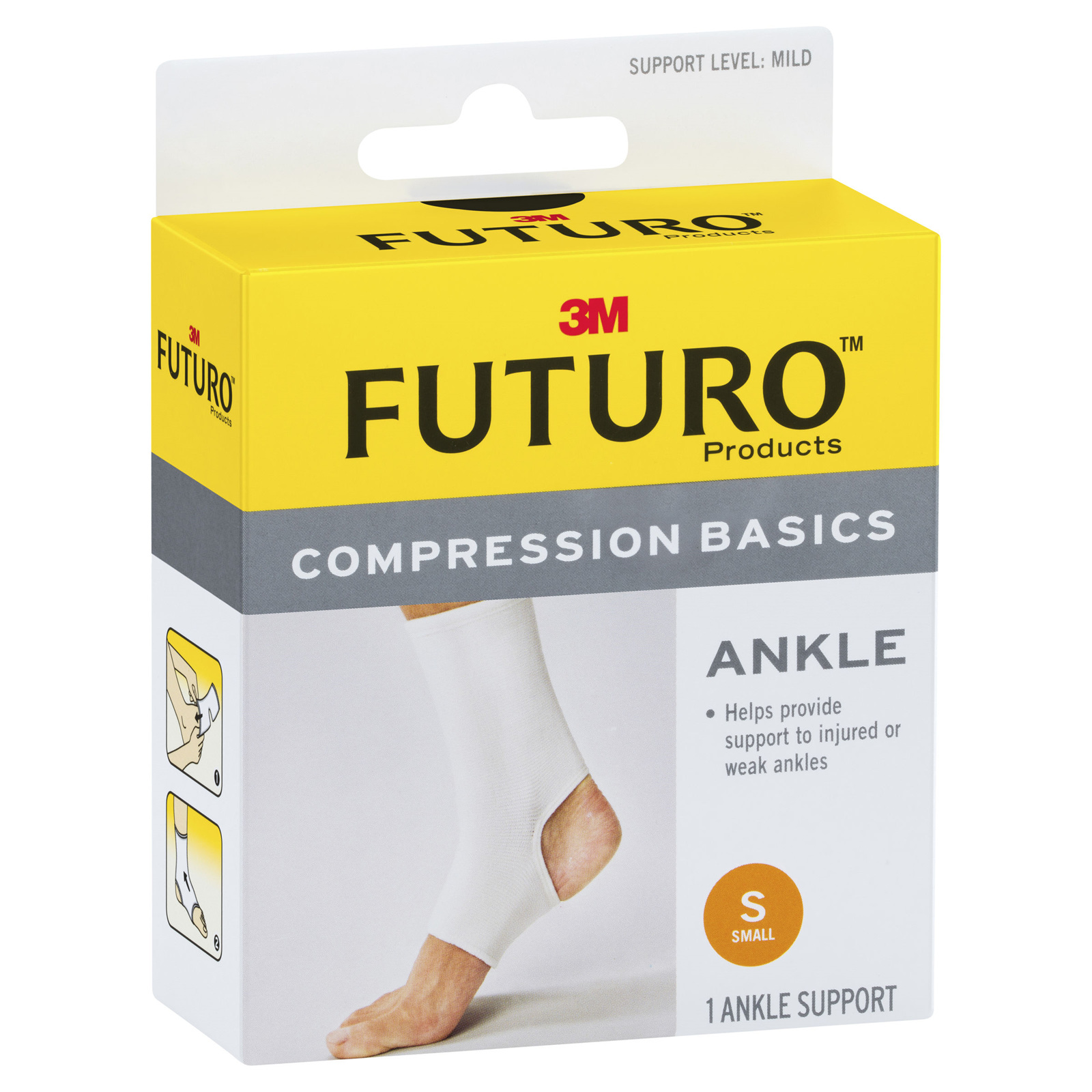 Futuro Compression Basics Elastic Ankle Brace - Small - Unichem Central ...