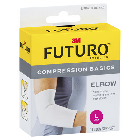 Futuro Compression Basics Elastic Knit Elbow - Large