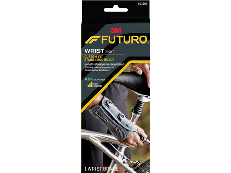 Futuro Custom Fit Stabilising Wrist Brace, Right Hand, Adjustable