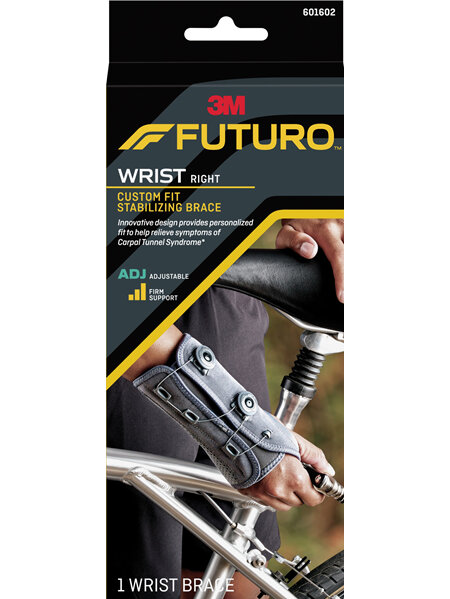 Futuro Custom Fit Stabilising Wrist Brace, Right Hand, Adjustable