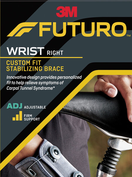 Futuro Custom Fit Stabilising Wrist Brace, Right Hand, Adjustable