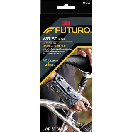 Futuro Custom Fit Stabilising Wrist Brace, Right Hand, Adjustable