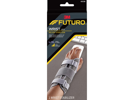 Futuro Deluxe Wrist Stabiliser, Left Hand, Large/Extra Large