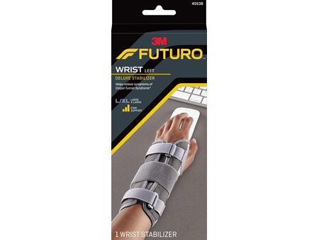 Futuro Deluxe Wrist Stabiliser, Left Hand, Large/Extra Large