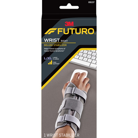 Futuro Deluxe Wrist Stabiliser, Right Hand, Large/Extra Large