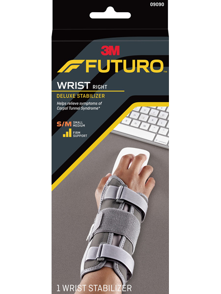 Futuro Deluxe Wrist Stabiliser, Right Hand, Small/Medium