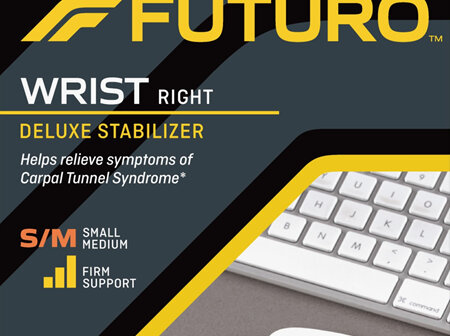 Futuro Deluxe Wrist Stabiliser, Right Hand, Small/Medium