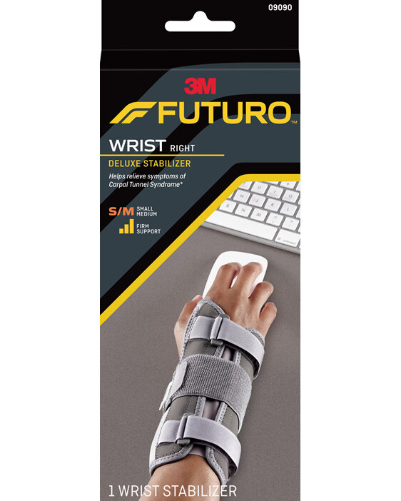 Futuro Deluxe Wrist Stabiliser, Right Hand, Small/Medium