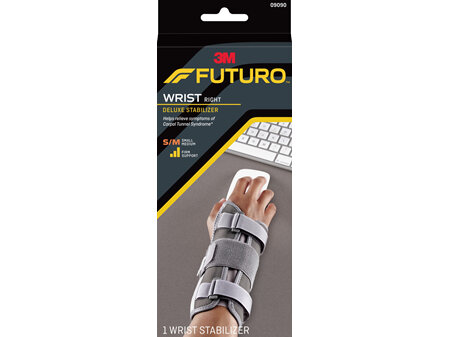 Futuro Deluxe Wrist Stabiliser, Right Hand, Small/Medium