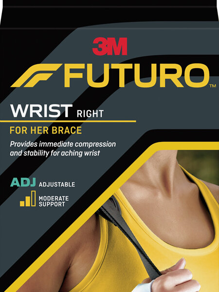 Futuro Custom Fit Stabilising Wrist Brace, Right Hand, Adjustable