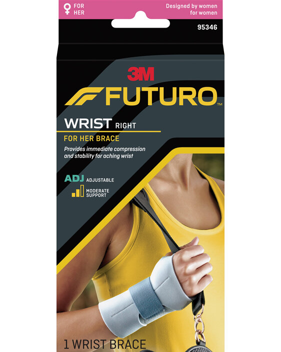 FUTURO For Her Wrist Support, Left Hand, Adjustable